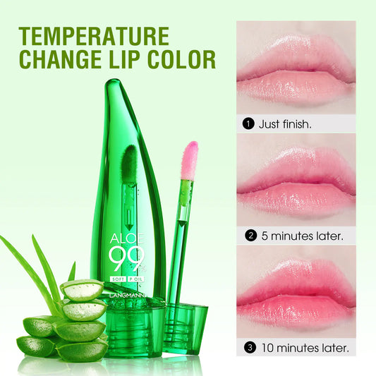 Aloe Vera Color-Changing Lip Gloss